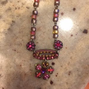 Crystal floral Ayala Bar necklace